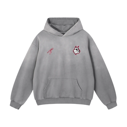 Official Brockton High Boys Basketball Heavyweight Sunfade Hoodie