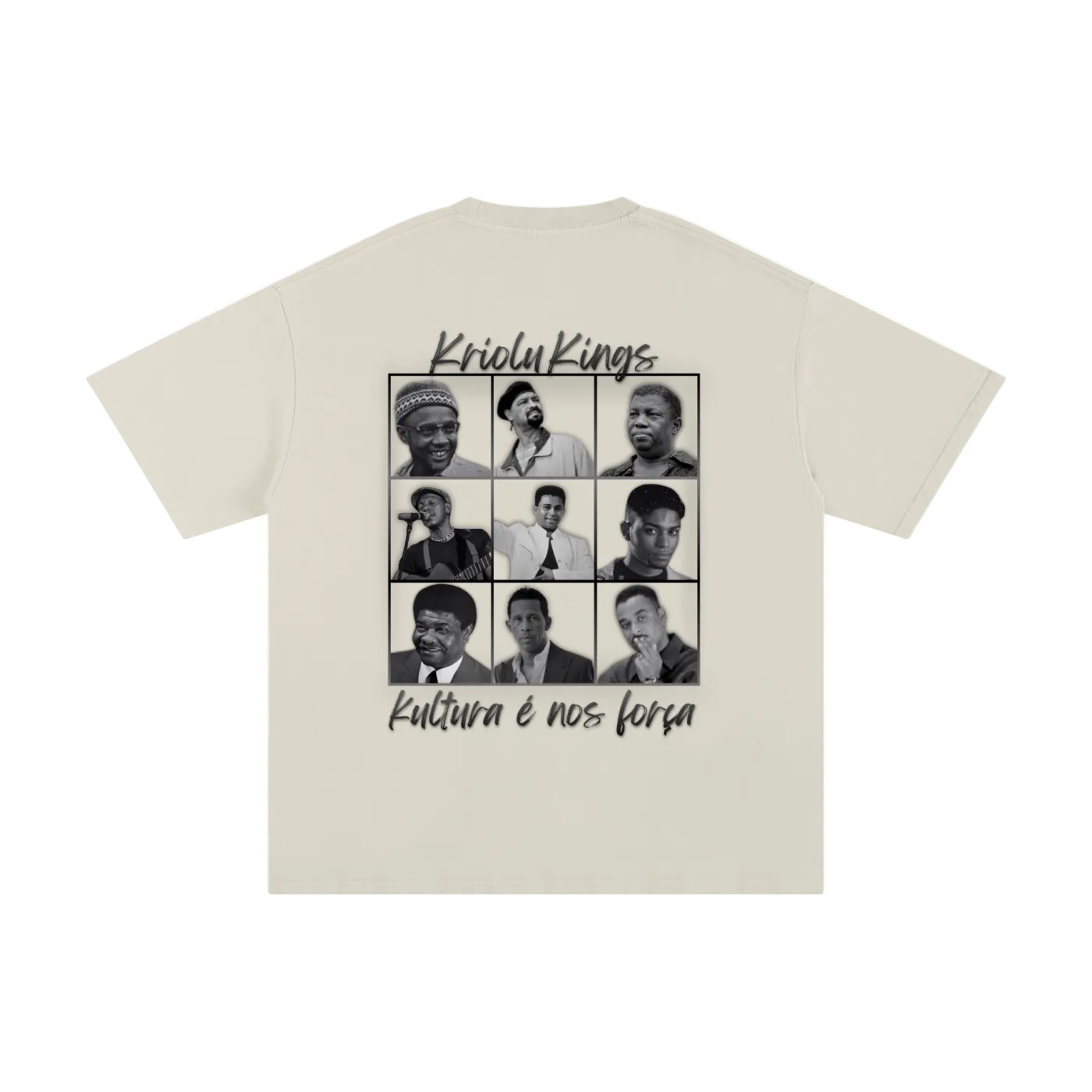 "Kriolu Kings" Cotton T-Shirt (Black)