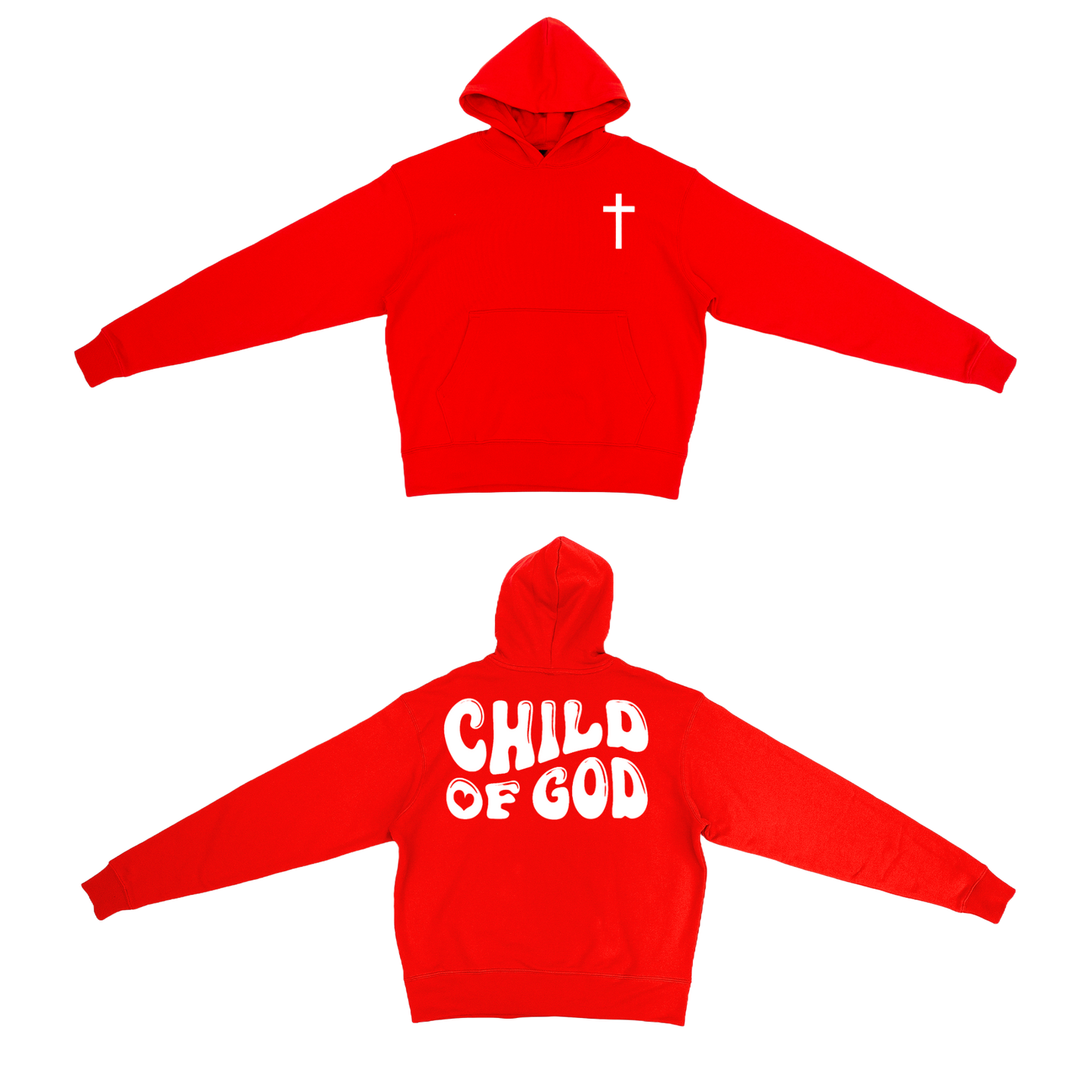 Sweat à capuche épais Enfant de Dieu (couleur)