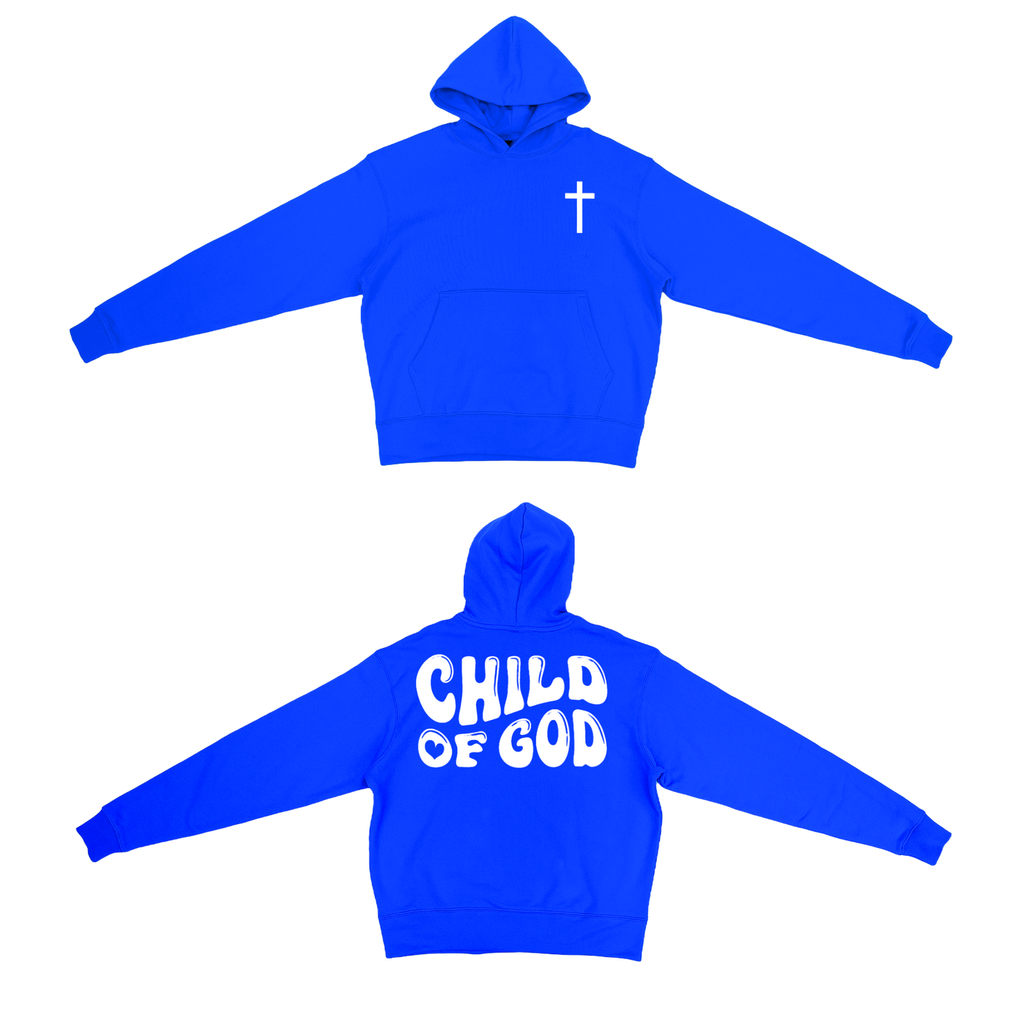 Sweat à capuche épais Enfant de Dieu (couleur)