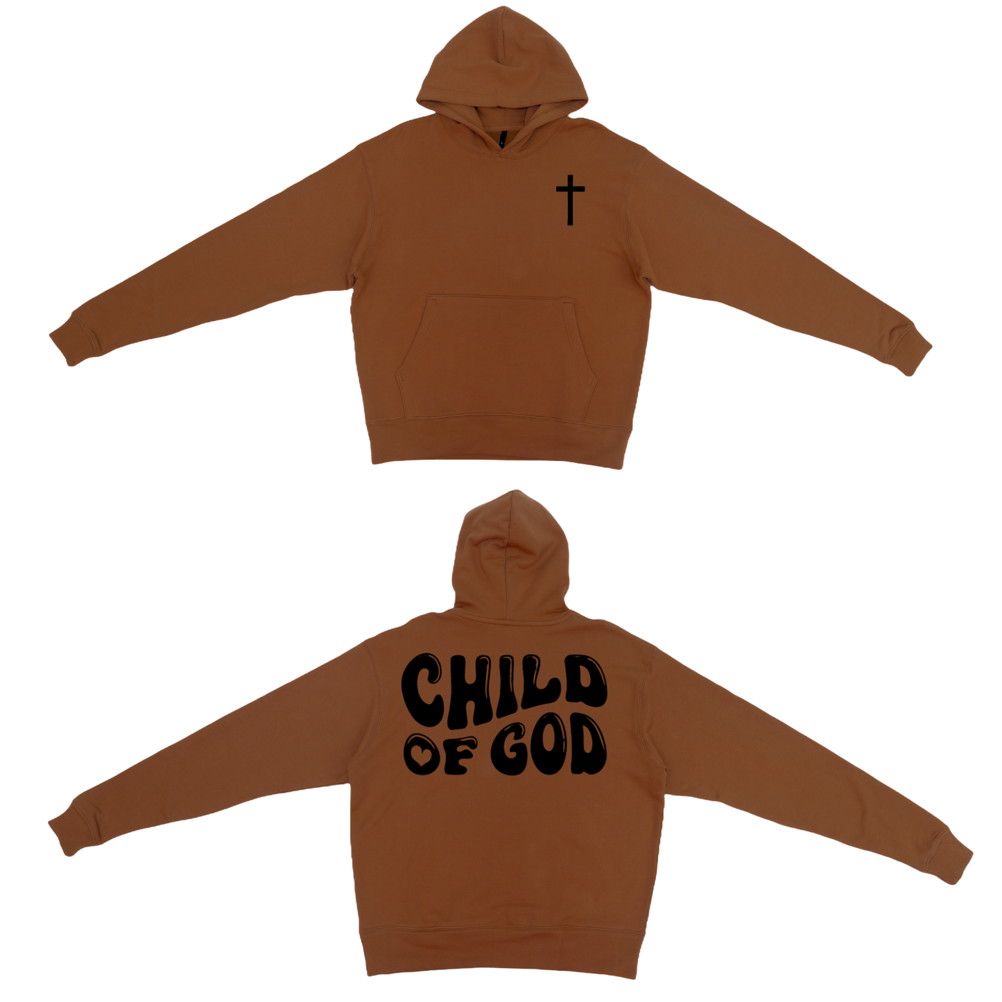Sweat à capuche épais Enfant de Dieu (couleur)