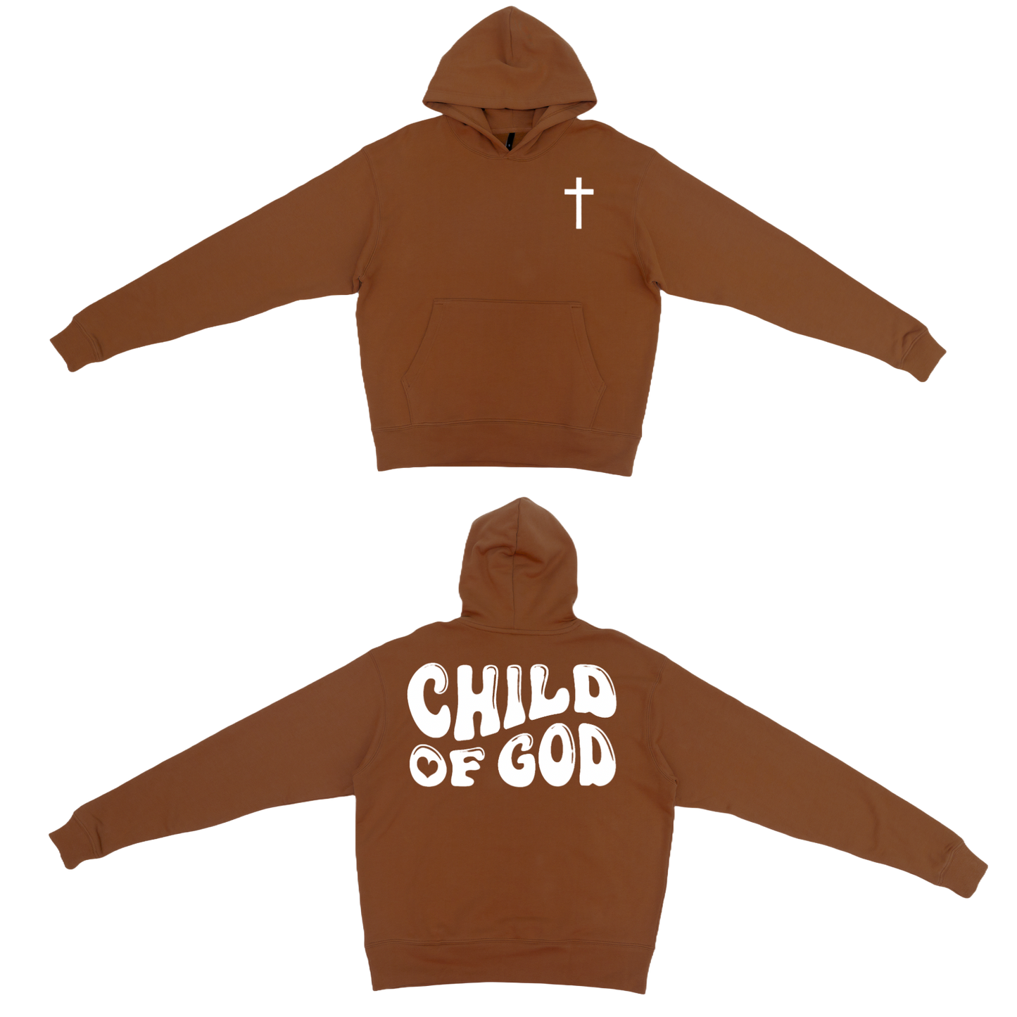 Sweat à capuche épais Enfant de Dieu (couleur)