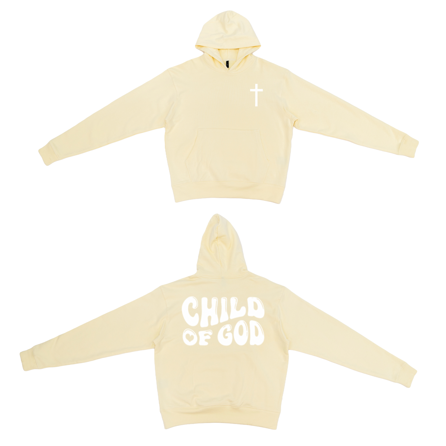 Sweat à capuche épais Enfant de Dieu (couleur)