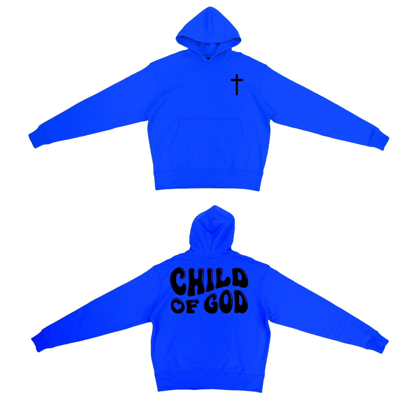Sweat à capuche épais Enfant de Dieu (couleur)