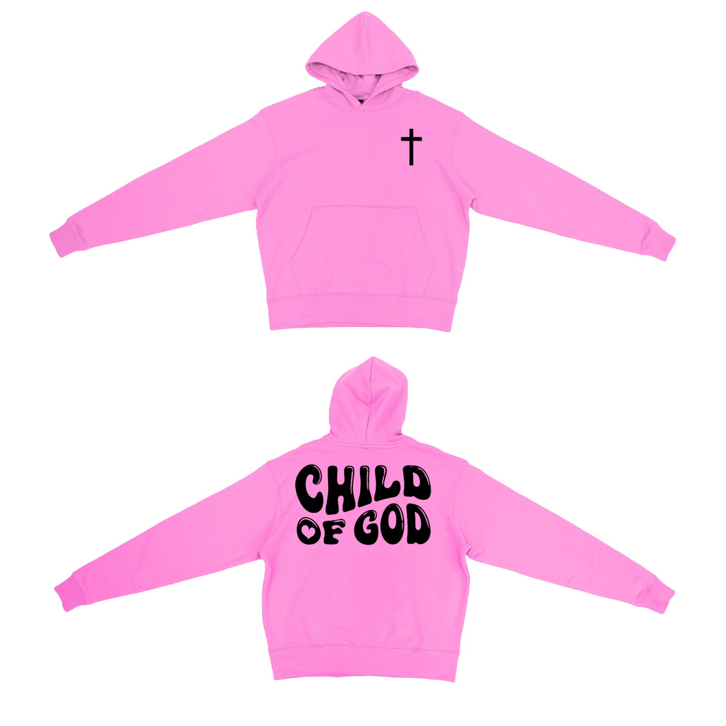 Sweats à capuche pour jeunes enfants de Dieu (couleur)