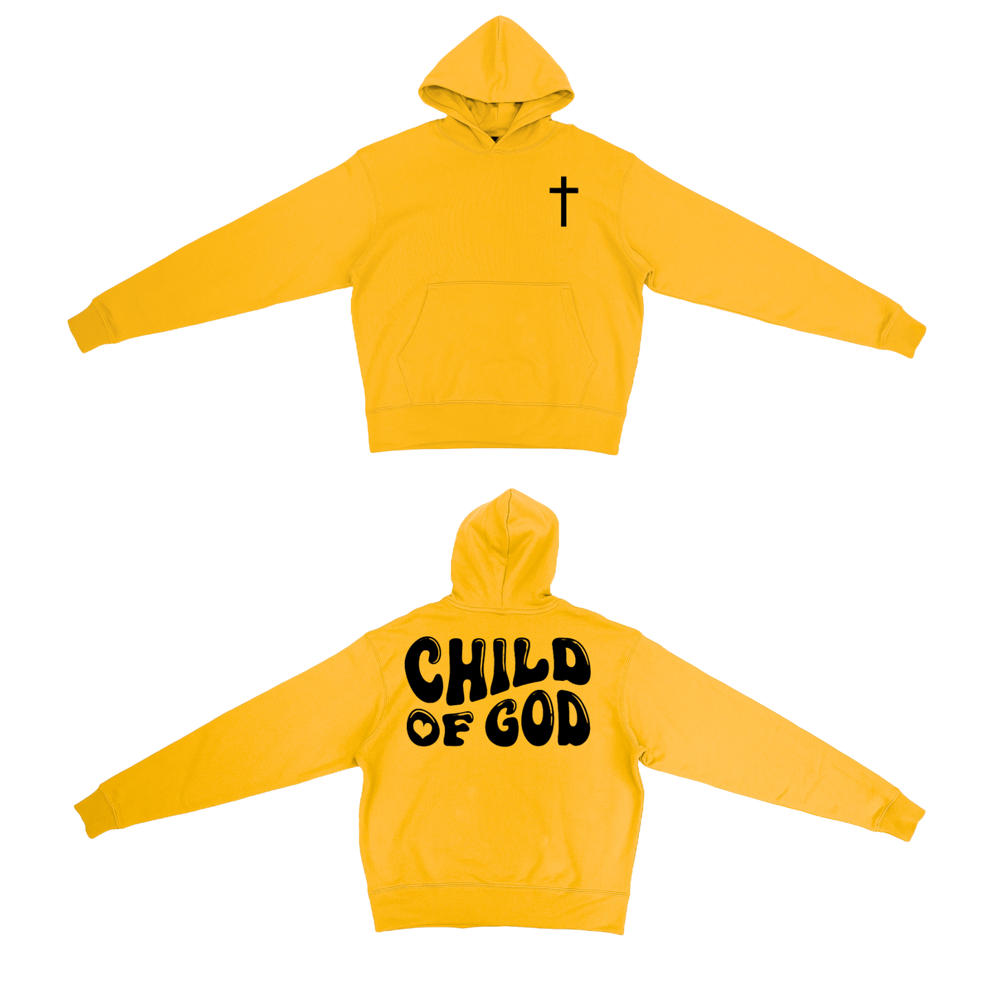Sweats à capuche pour jeunes enfants de Dieu (couleur)