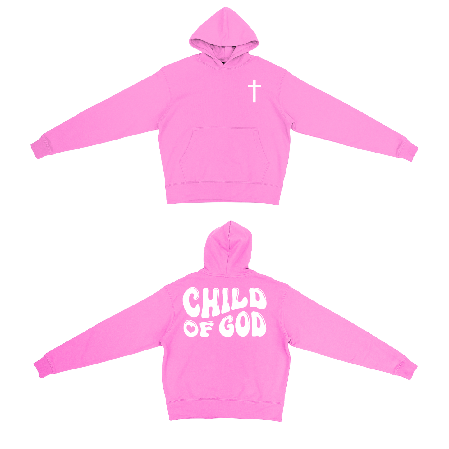 Sweats à capuche pour jeunes enfants de Dieu (couleur)