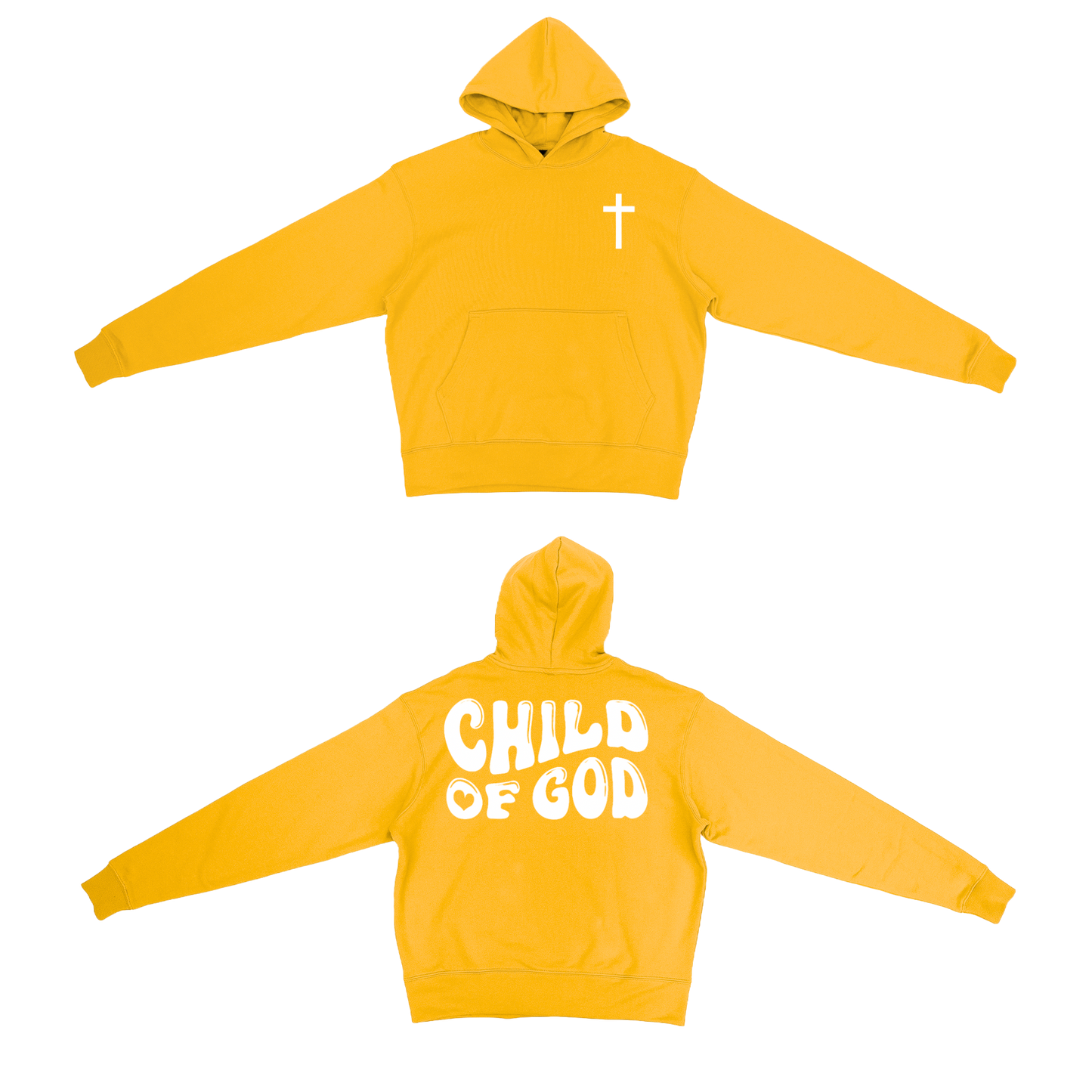 Sweats à capuche pour jeunes enfants de Dieu (couleur)