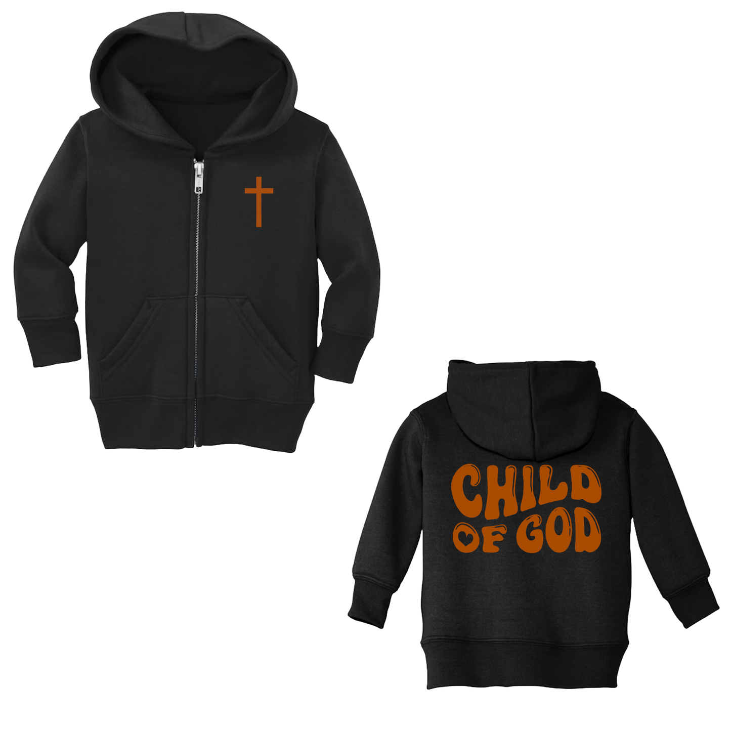 Sweat à capuche zippé Infant Child of God (noir)