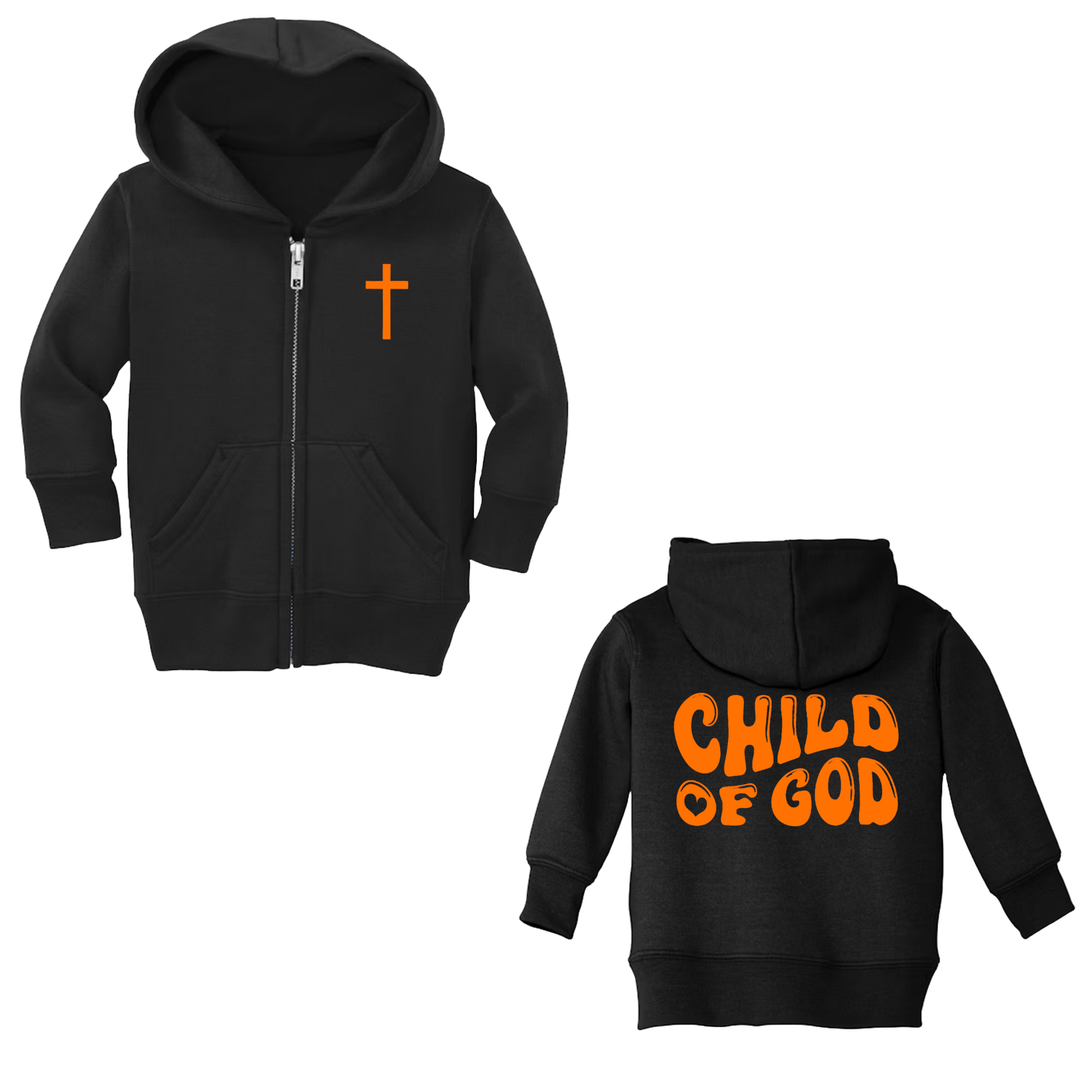 Sweat à capuche zippé Infant Child of God (noir)