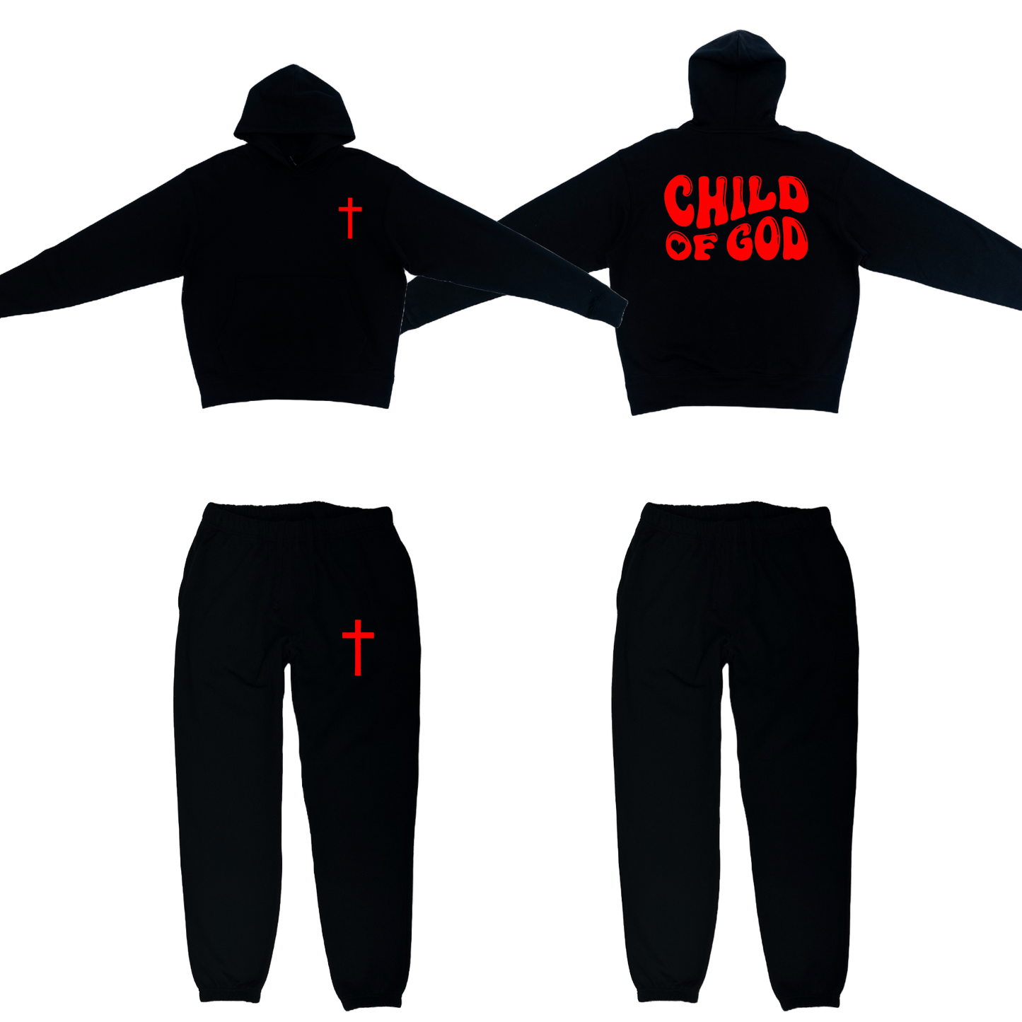 Mateo 19:26 Chándal negro