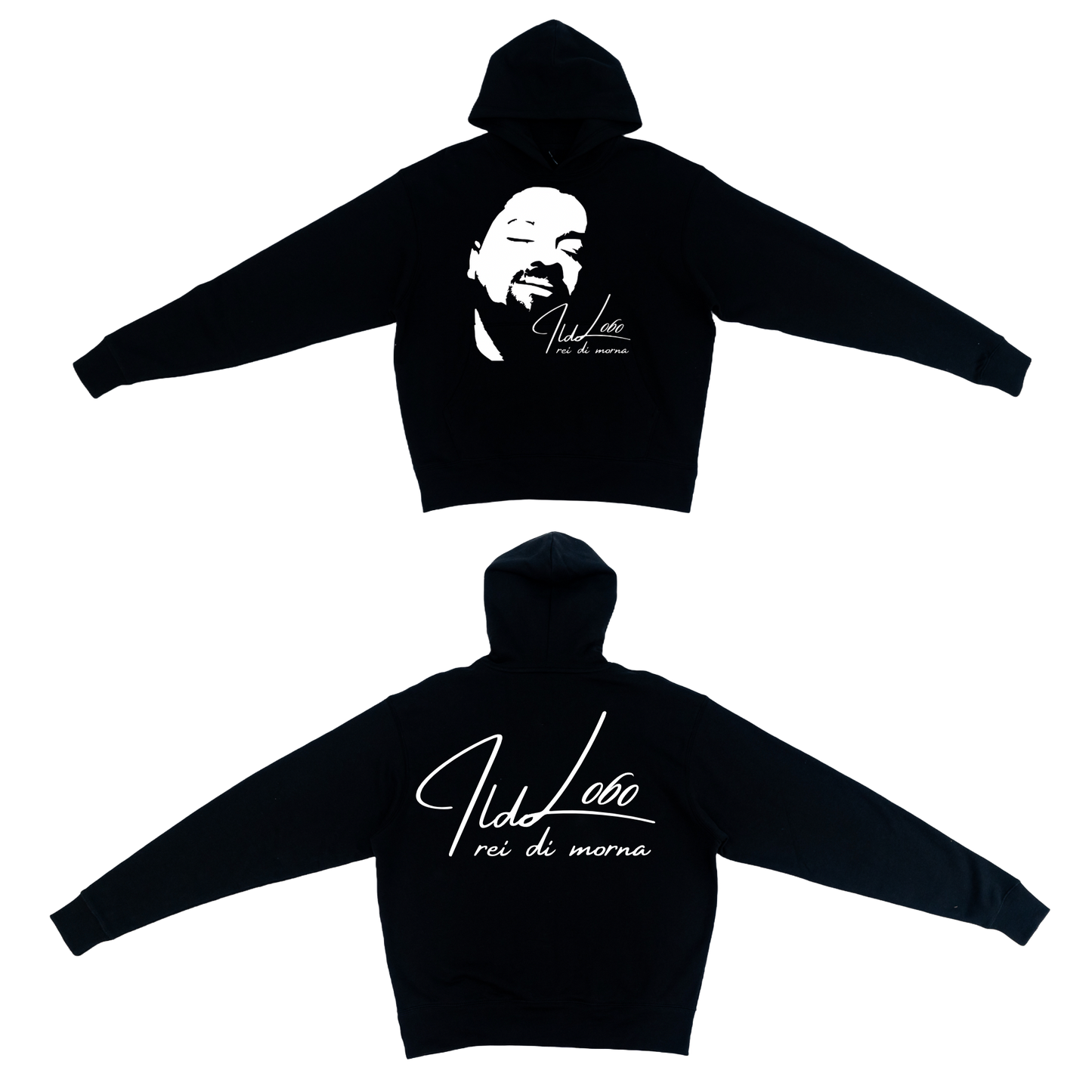 Sudadera con capucha pesada Ildo Lobo