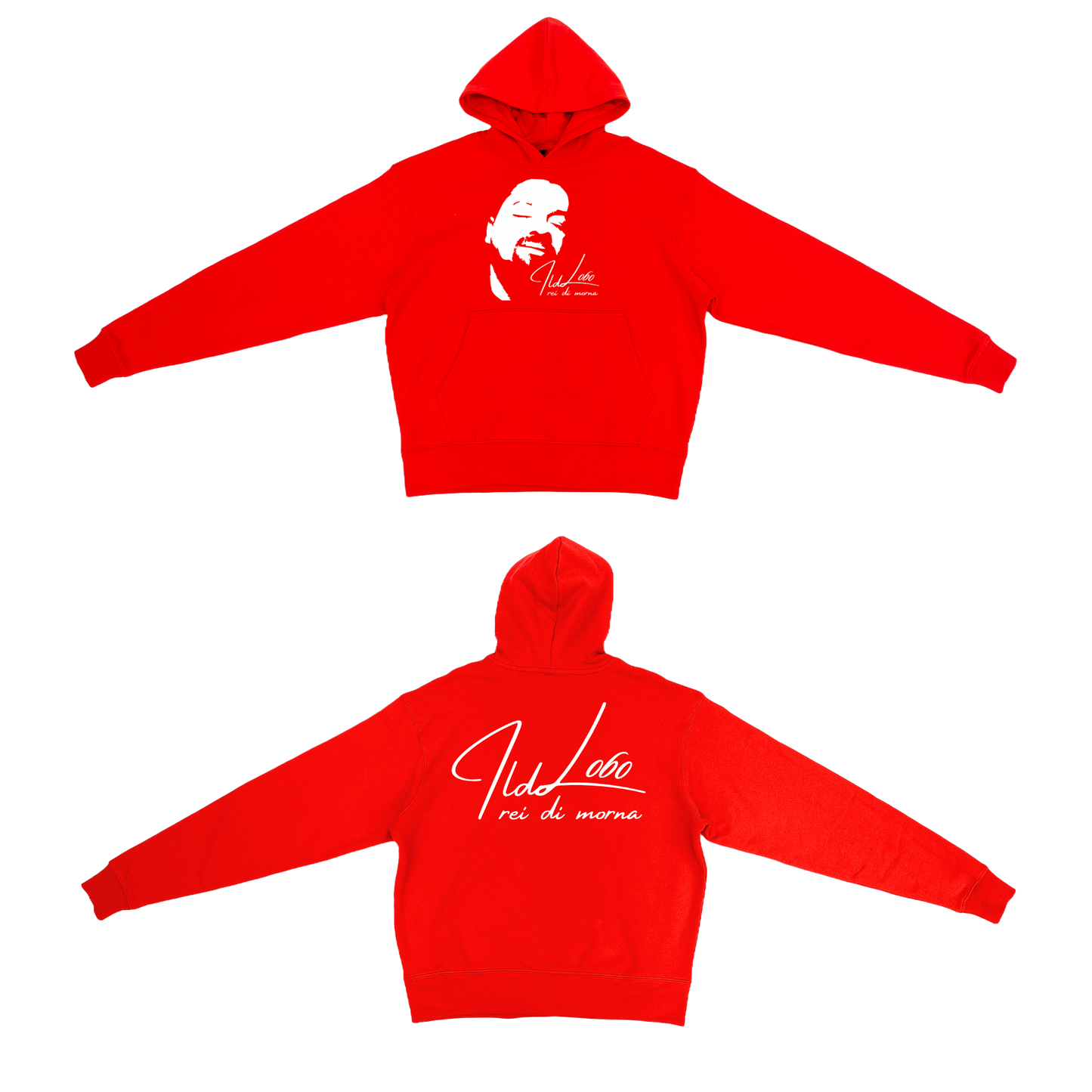 Sudadera con capucha pesada Ildo Lobo