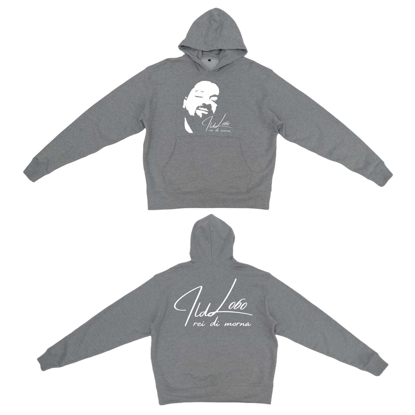 Sudadera con capucha pesada Ildo Lobo