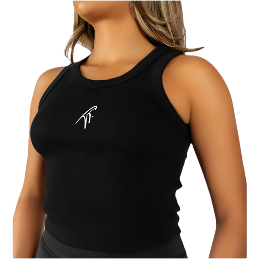 Women's "TT." Cropped Tank Top