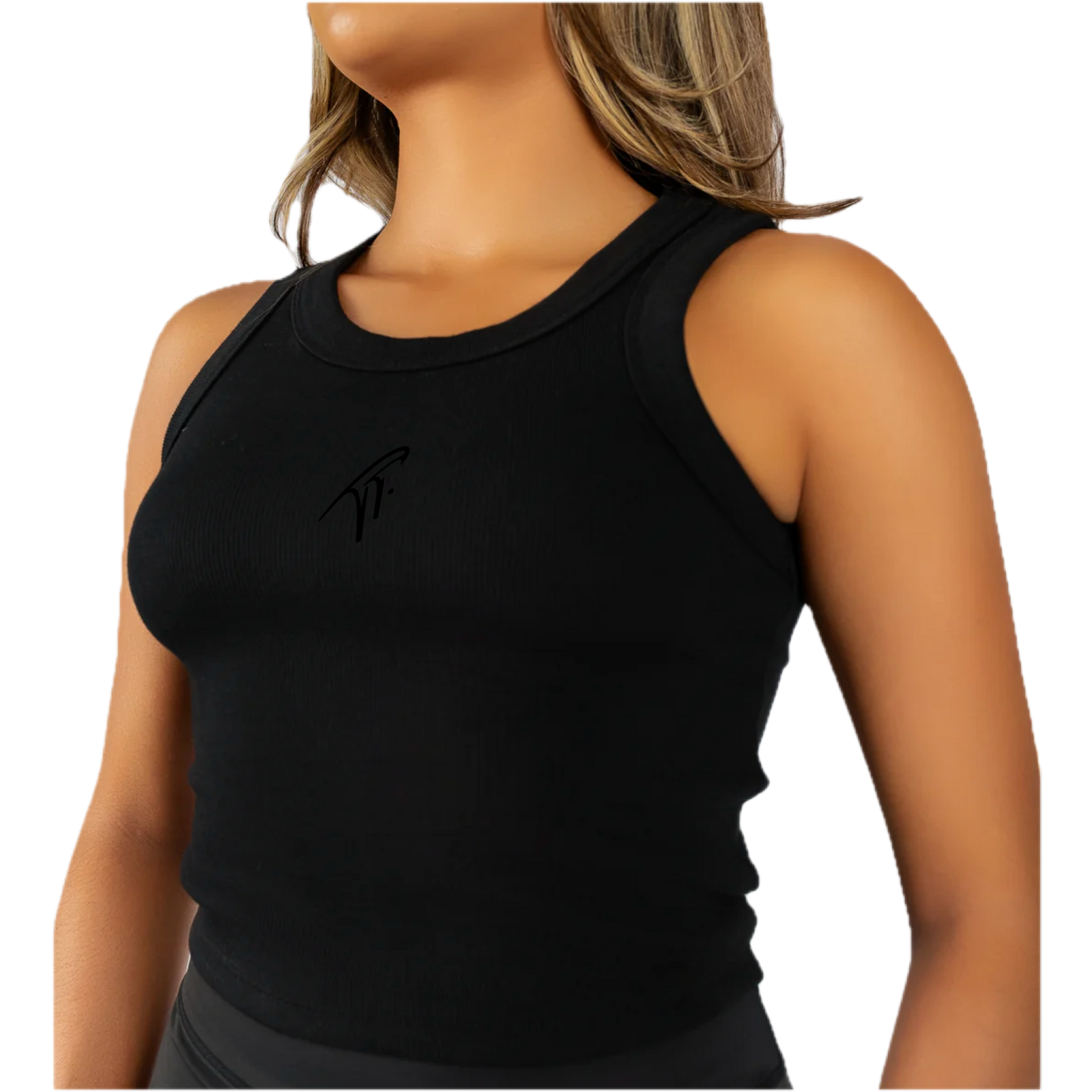 Women's "TT." Cropped Tank Top