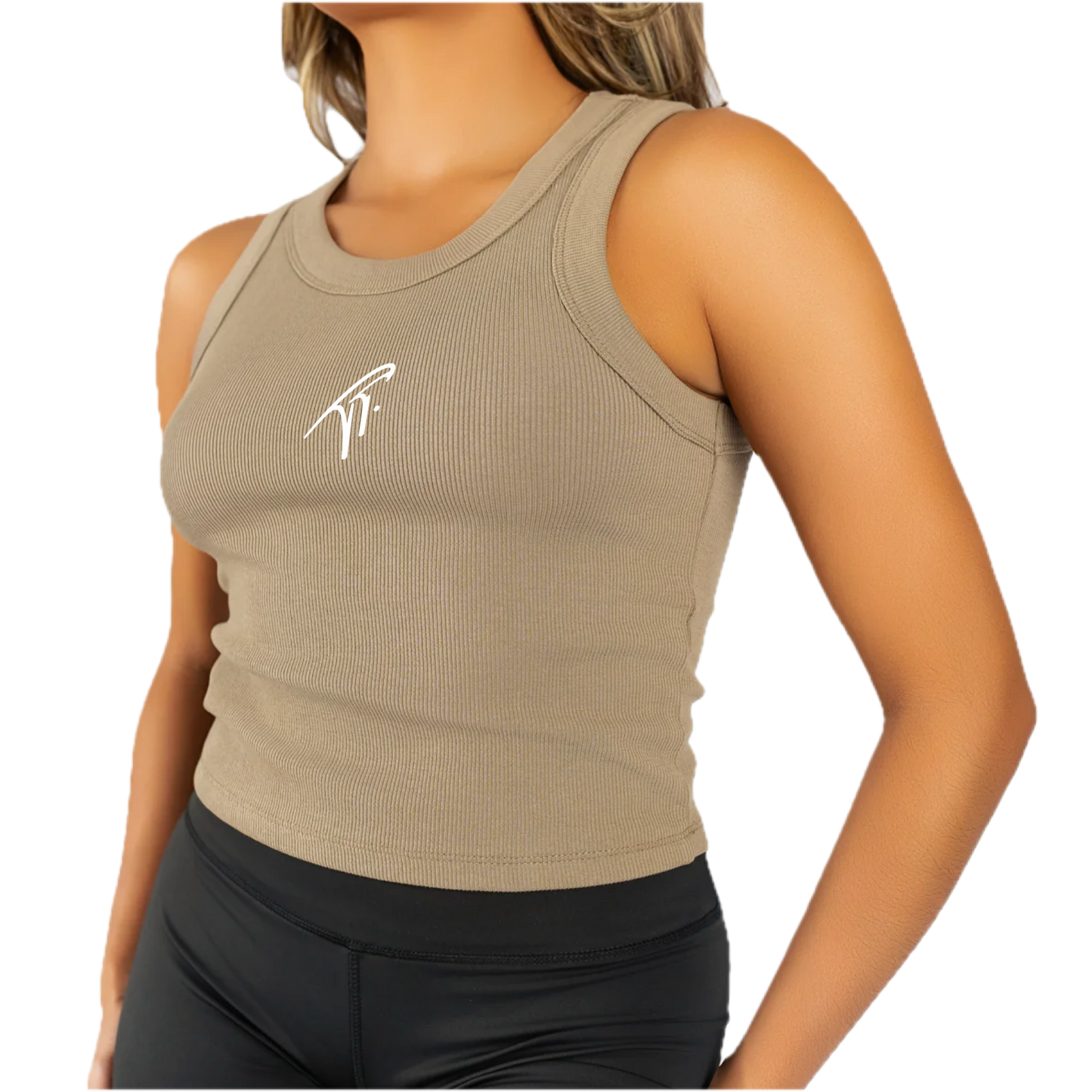 Women's "TT." Cropped Tank Top