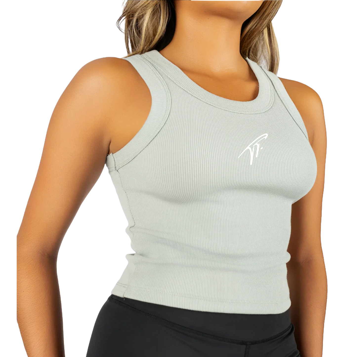 Women's "TT." Cropped Tank Top