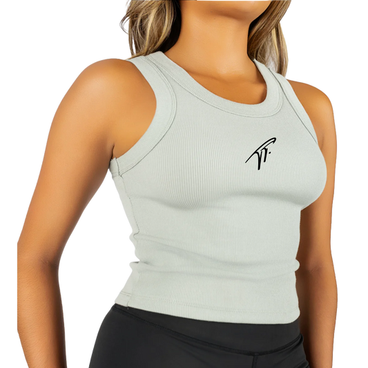 Women's "TT." Cropped Tank Top