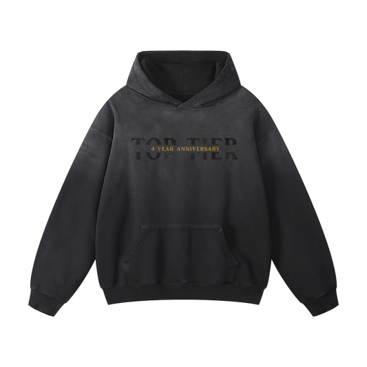 4 Year Anniversary Sunfade Oversized Hoodie