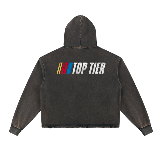 "Racing Top Tier" Vintage Washed Heavyweight Hoodie