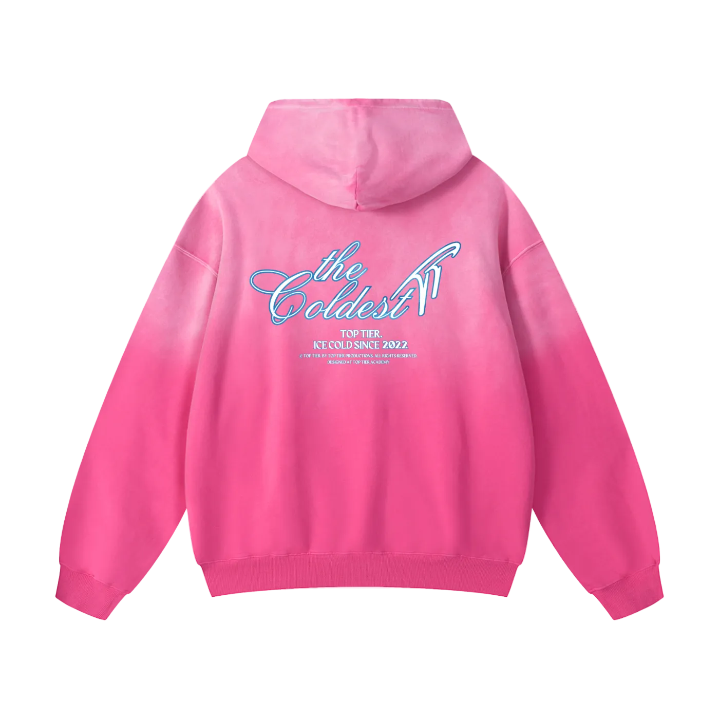"The Coldest" Heavyweight Sunfade Oversized Hoodie