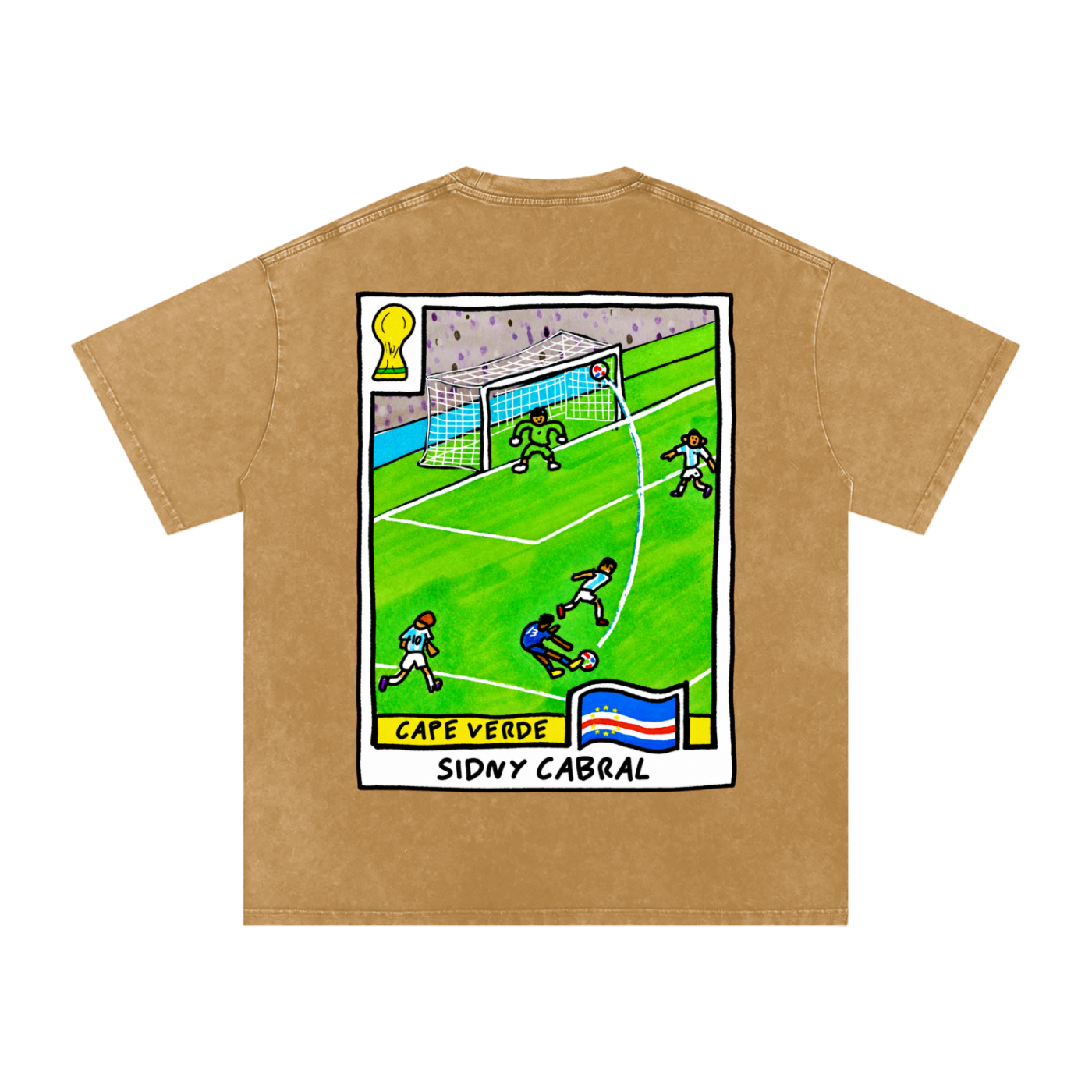 Sidny Lopes Cabral Goal Washed Oversized T-Shirt