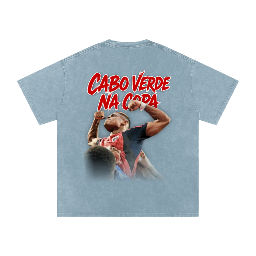 Hélio Varela "Cabo Verde Na Copa" Washed Oversized T-Shirt