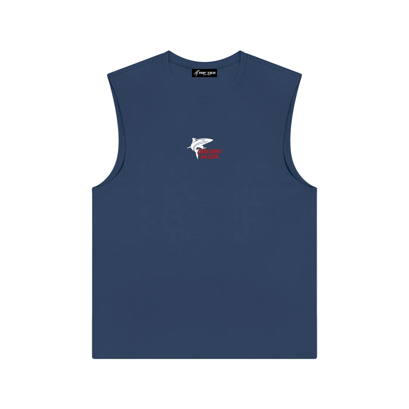 Cabo Verde Na Copa Red Athletic Tank Top
