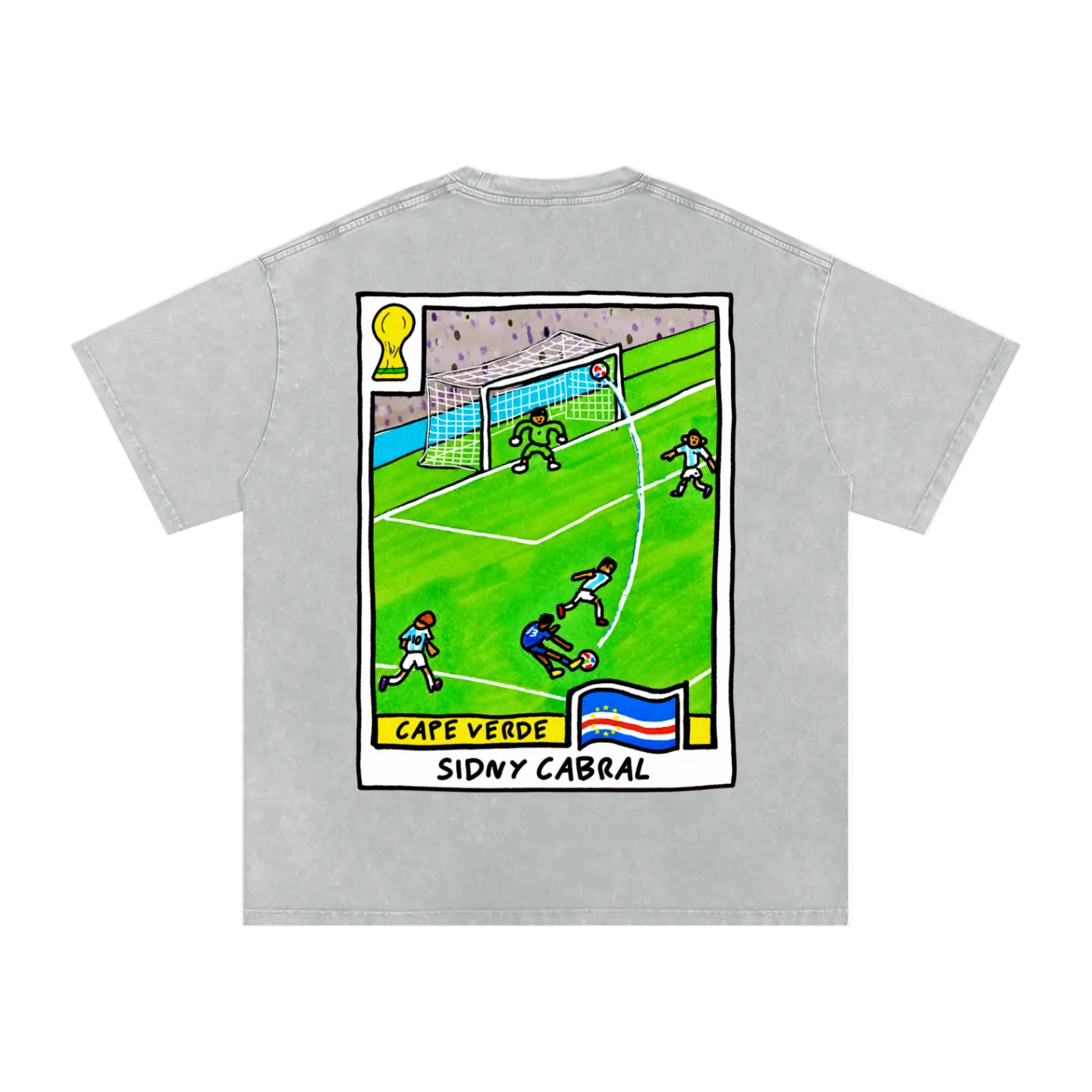 Sidny Lopes Cabral Goal Washed Oversized T-Shirt