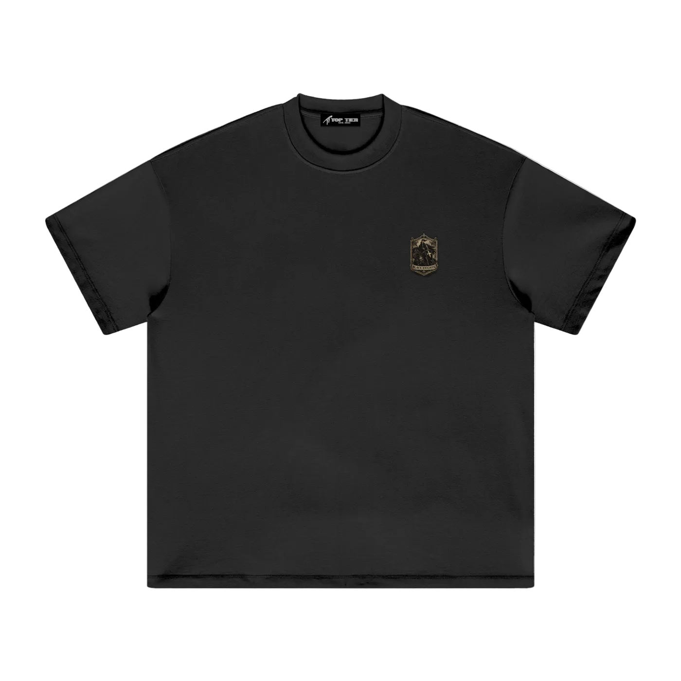 Black Knights Heavyweight Earth Tone T-Shirt