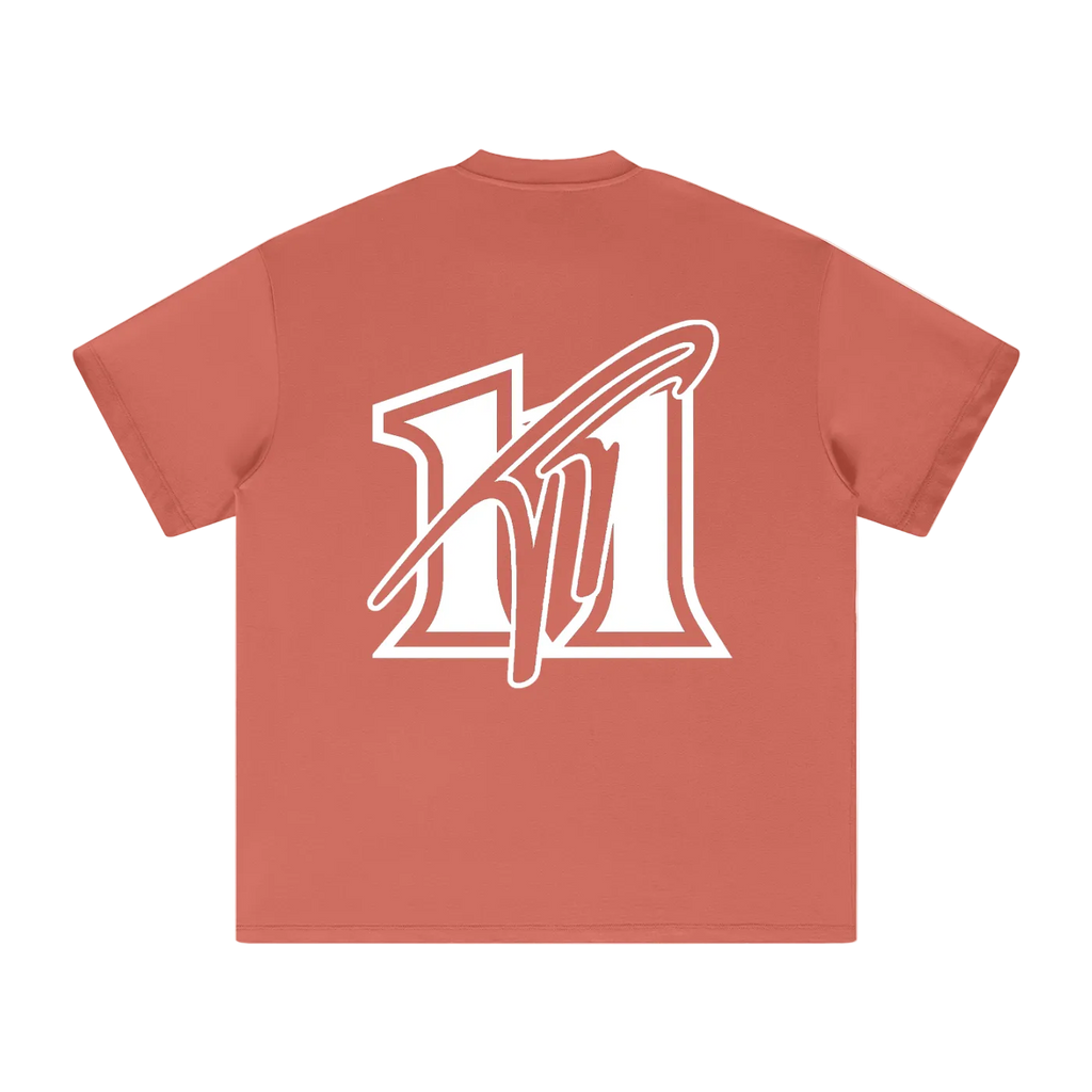 T-shirt épais « Varsity Script » aux couleurs de la terre
