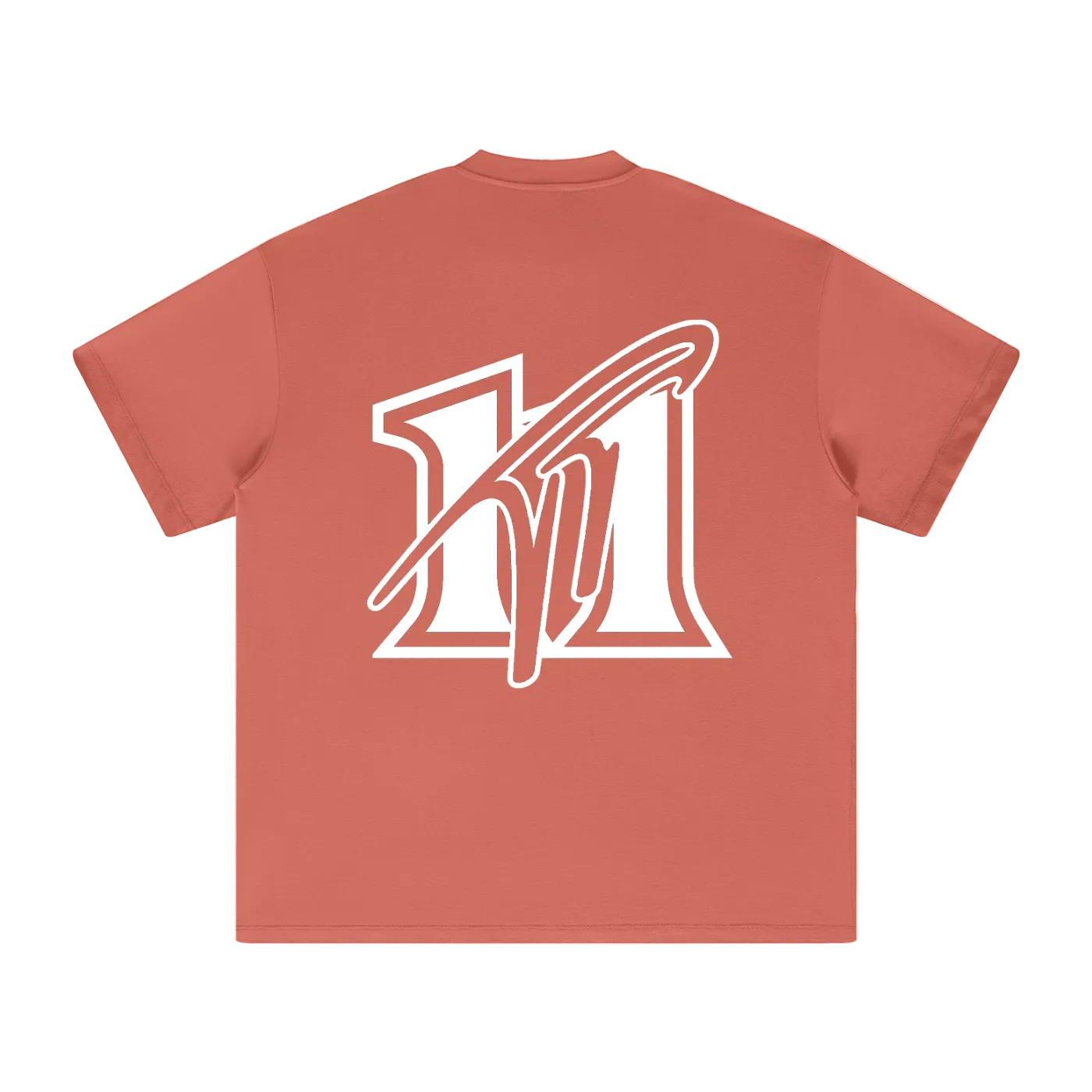 T-shirt épais « Varsity Script » aux couleurs de la terre