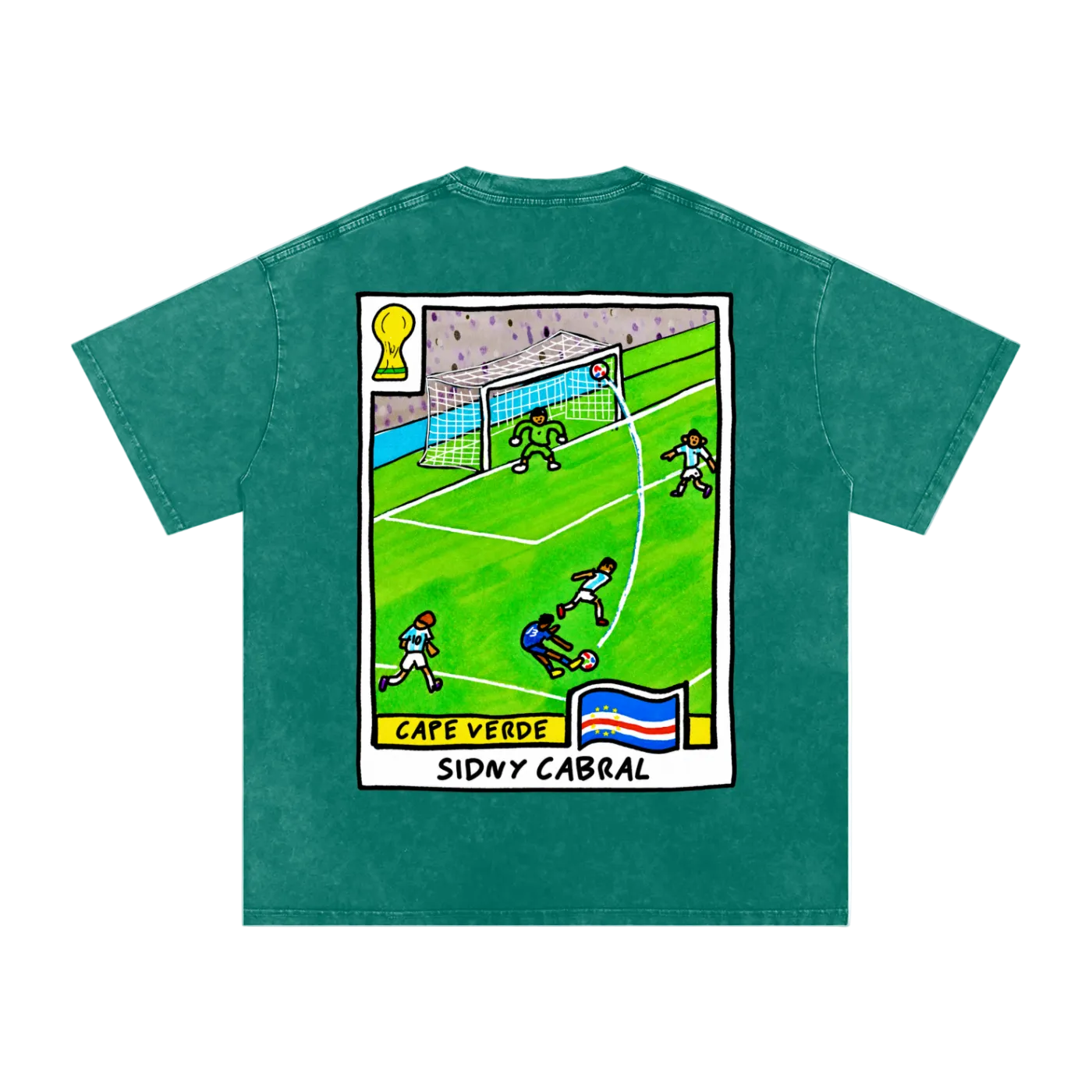Sidny Lopes Cabral Goal Washed Oversized T-Shirt