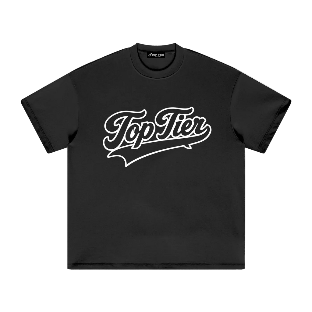 T-shirt épais « Varsity Script » aux couleurs de la terre