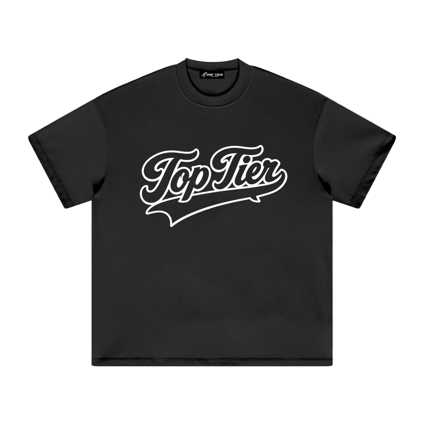 T-shirt épais « Varsity Script » aux couleurs de la terre