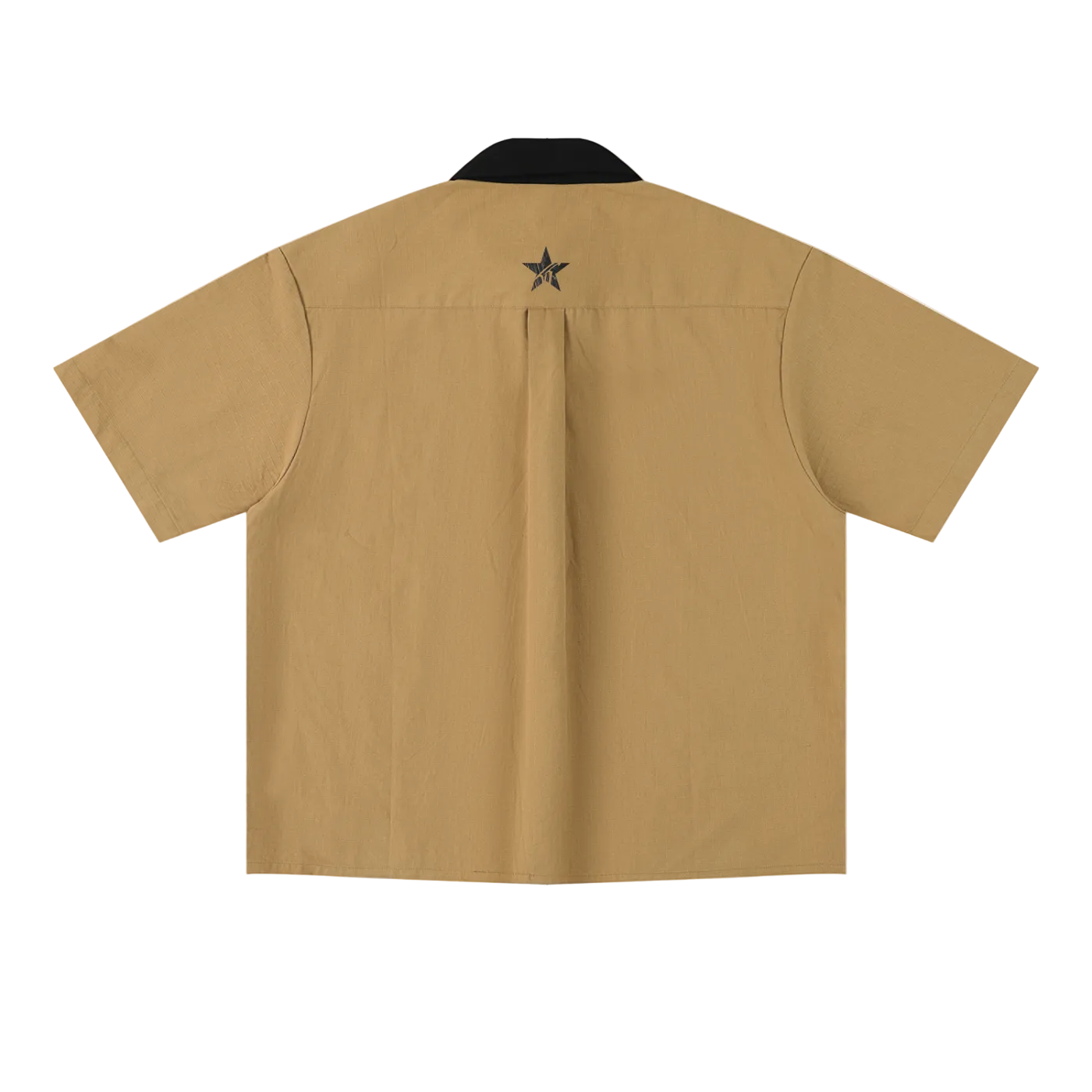 Top Tier Cursive Boxy Short Sleeve Polo