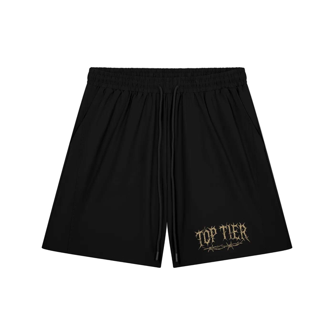 Top Tier Barbed Wire Drawstring Shorts