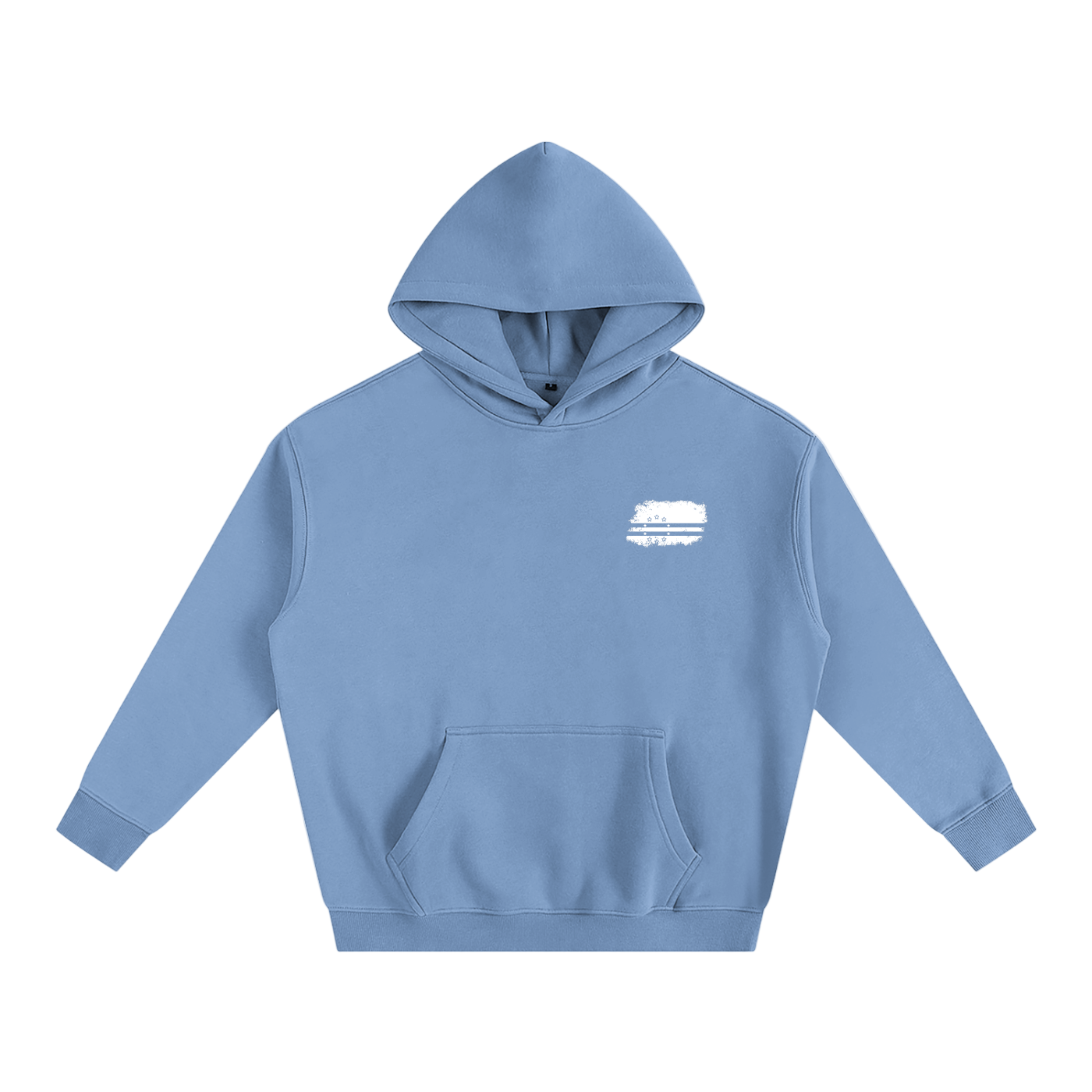 Sudadera con capucha pesada con la bandera de CV (moderna)