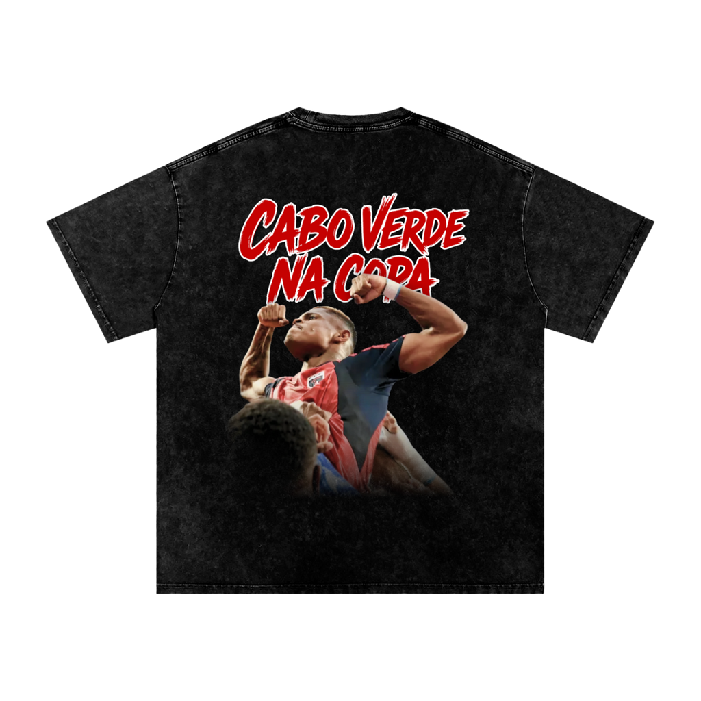 Hélio Varela "Cabo Verde Na Copa" Washed Oversized T-Shirt