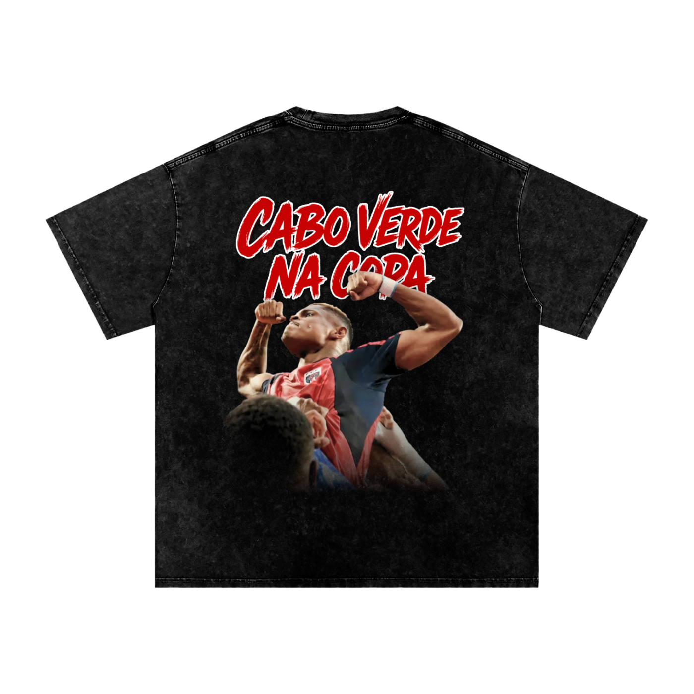 Hélio Varela "Cabo Verde Na Copa" Washed Oversized T-Shirt