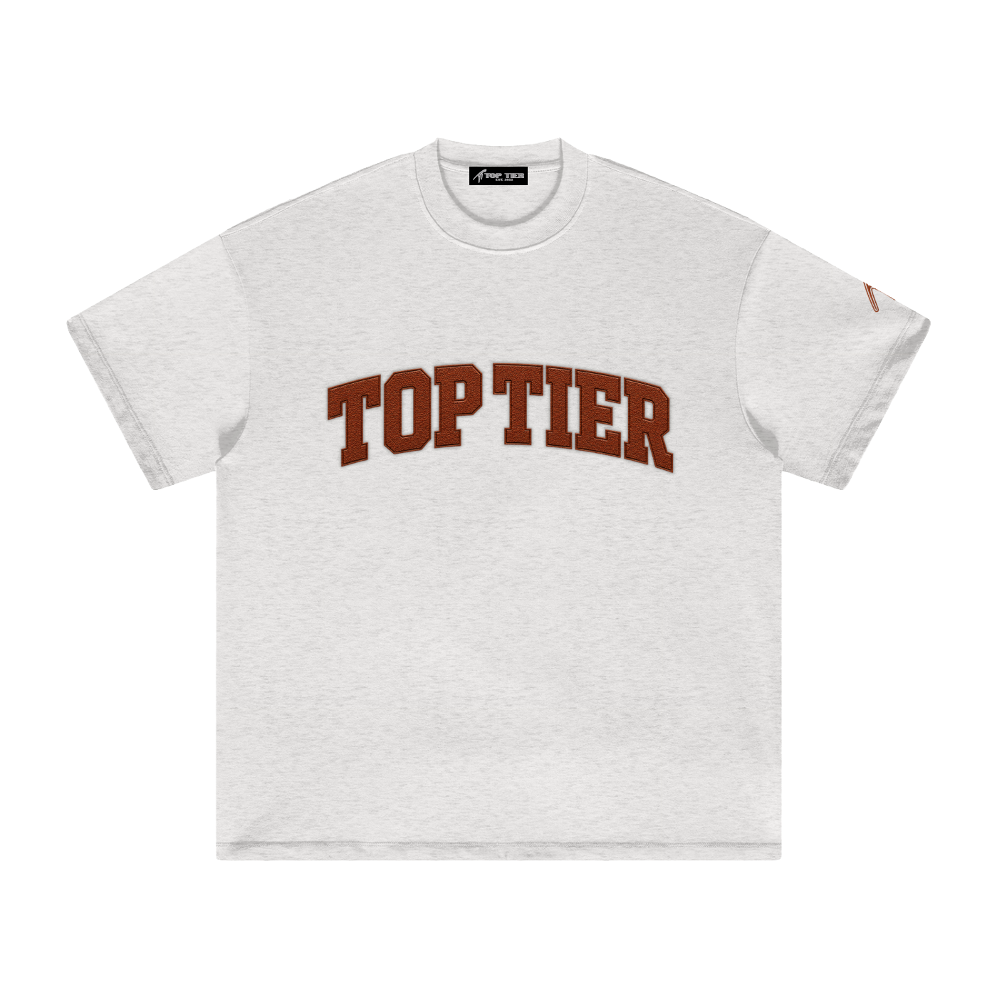 Football Leather Heavyweight Earth Tone T-Shirt