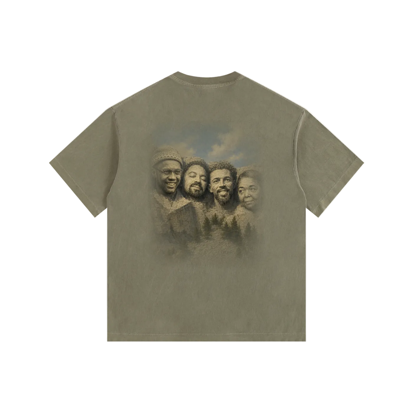 Cabo Verde Mount Rushmore Vintage Oversized T-Shirt