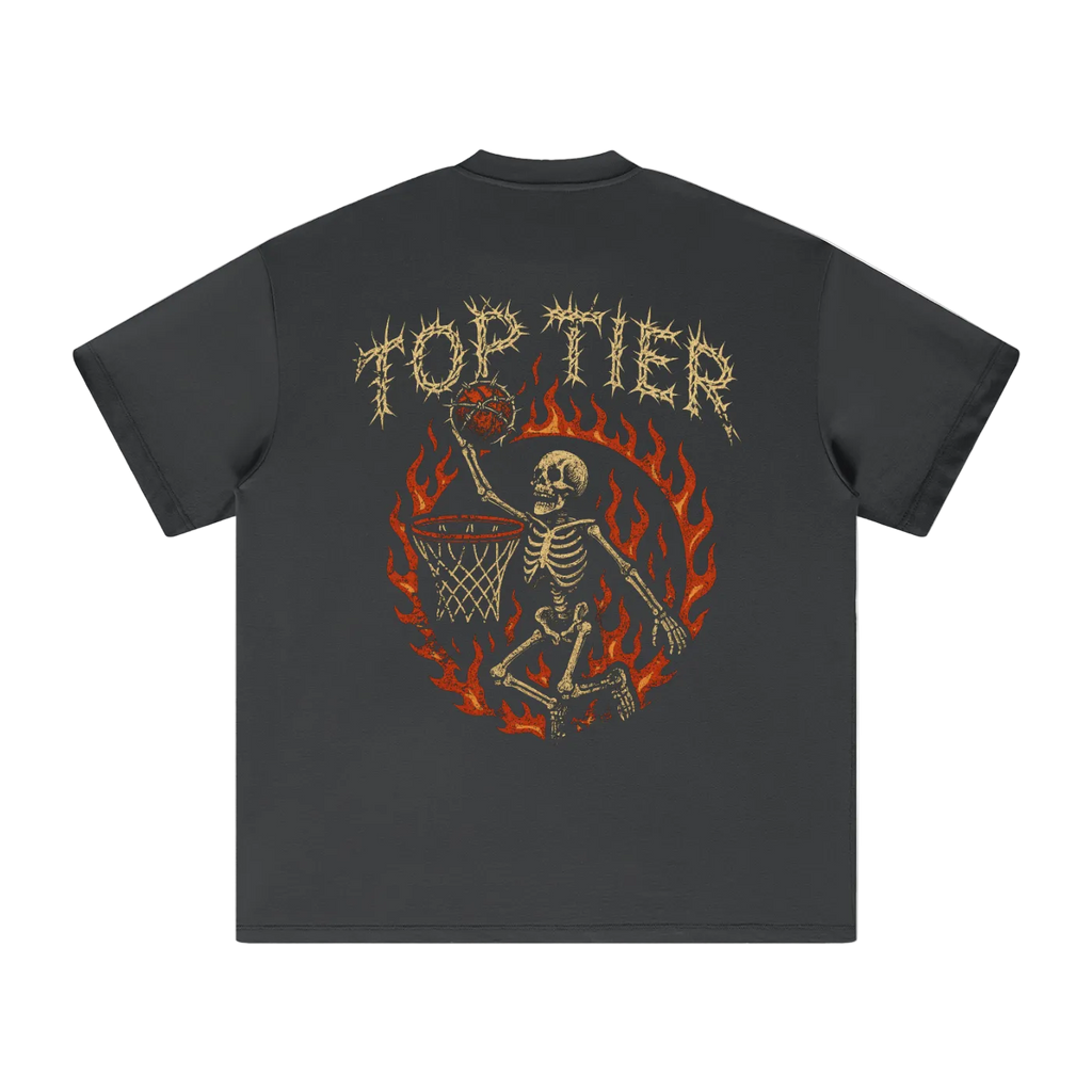Top Tier Barbed Wire Heavyweight Earth Tone T-Shirt