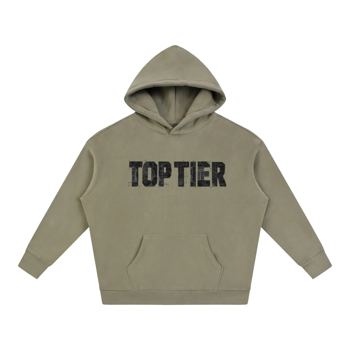 "Brockton - The Blueprint" Oversized Hoodie