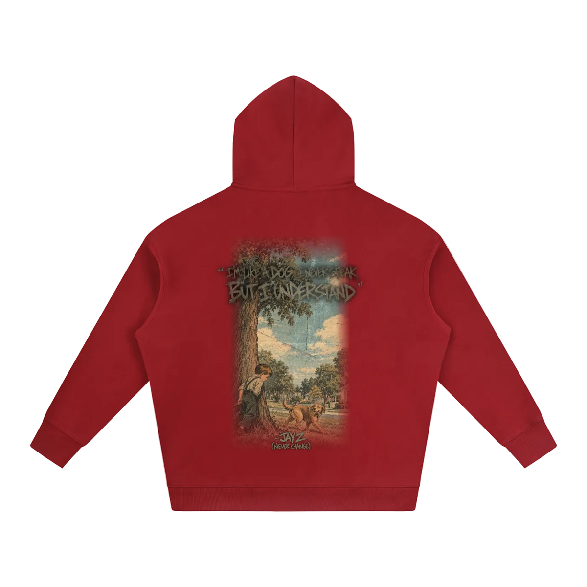"I Never Speak But I Understand" Oversized Hoodie