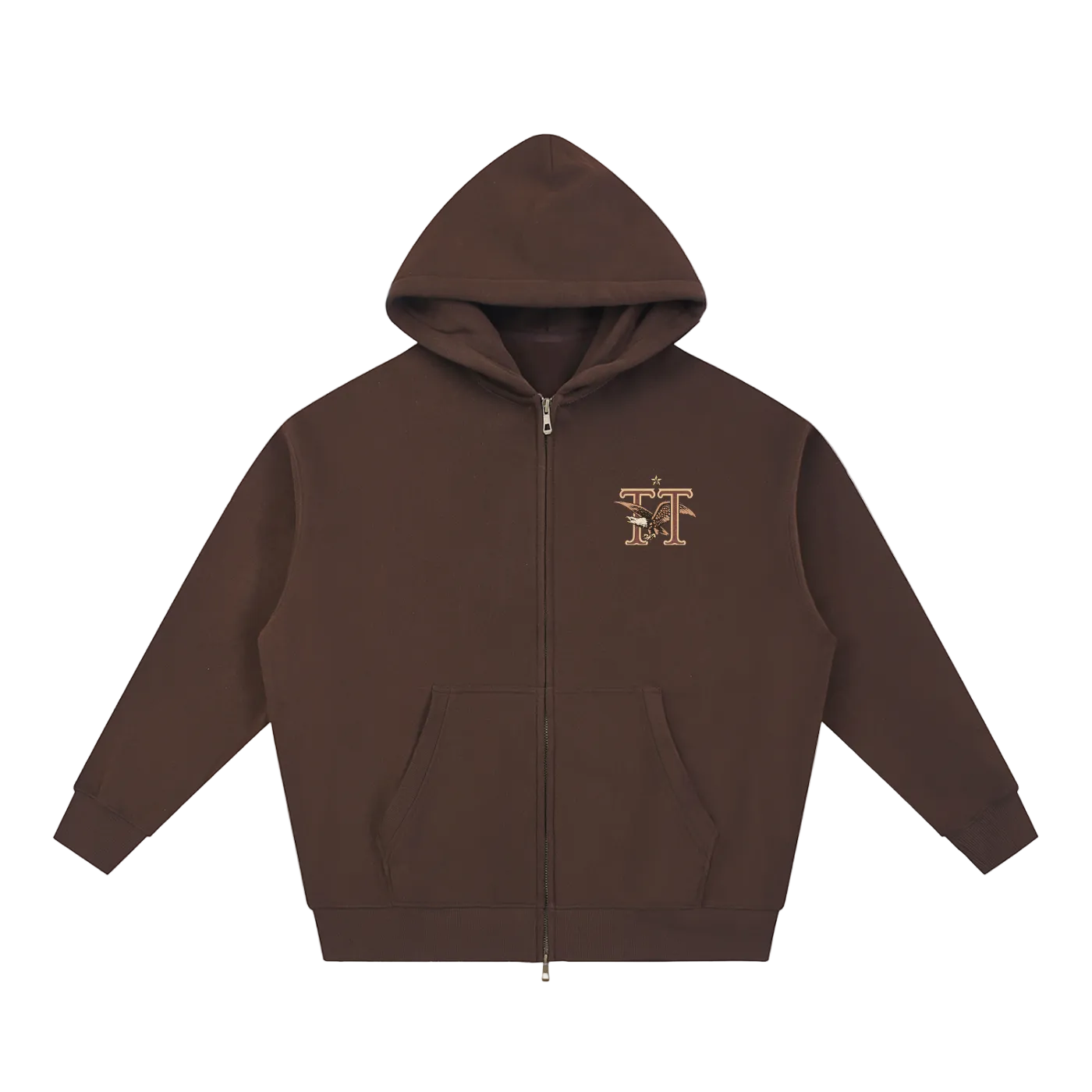 Vintage Eagle Oversized Boxy Hoodie