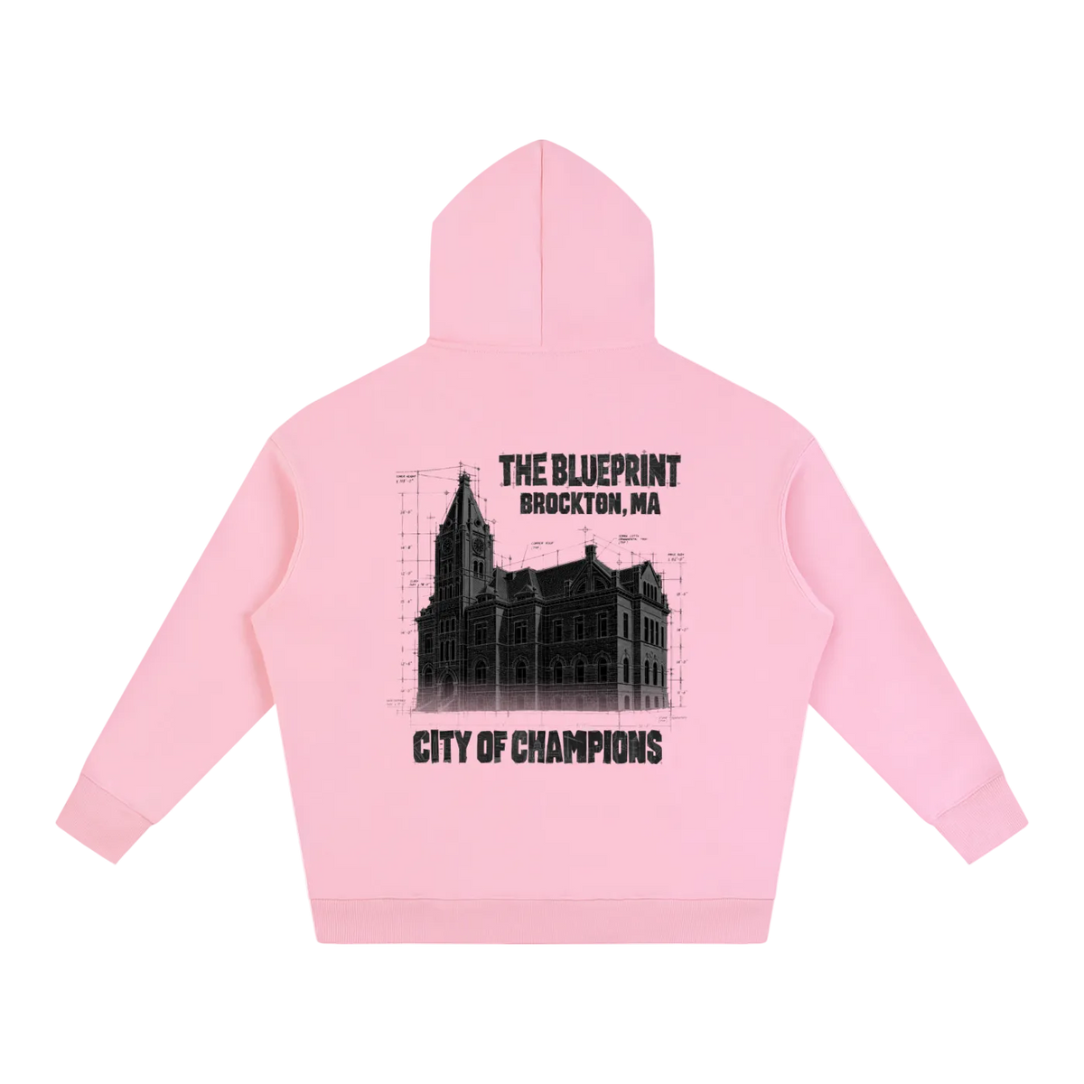 "Brockton - The Blueprint" Oversized Hoodie