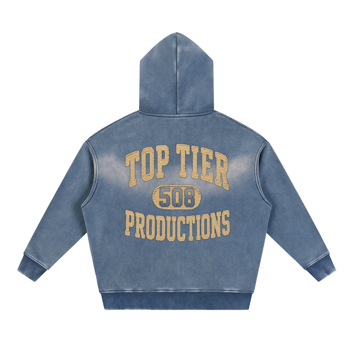 508 Sunfade Zipper Boxy Hoodie
