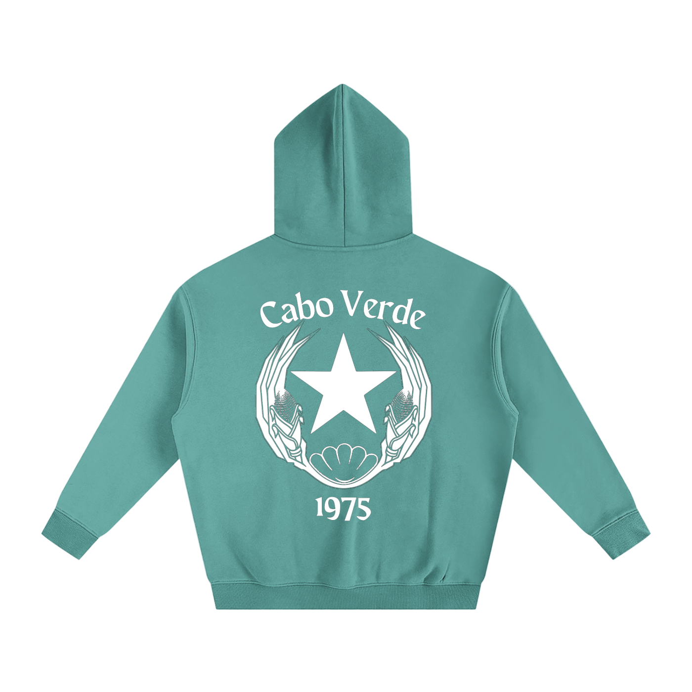 Sudadera con capucha pesada con la bandera de CV (Independencia)
